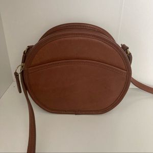 Vintage coach canteen crossbody tan brown color